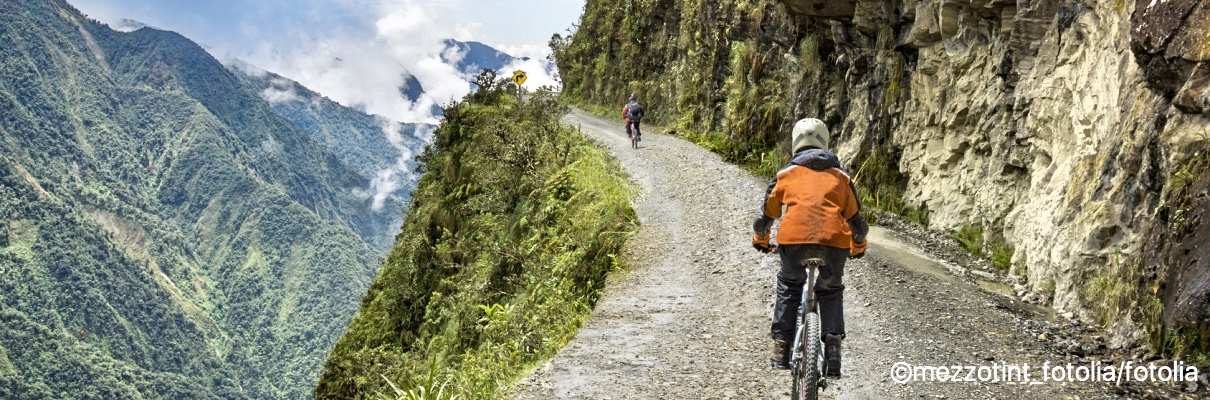 Die Todesstraße Bike Abenteuer Die gefährlichste Straße der Welt