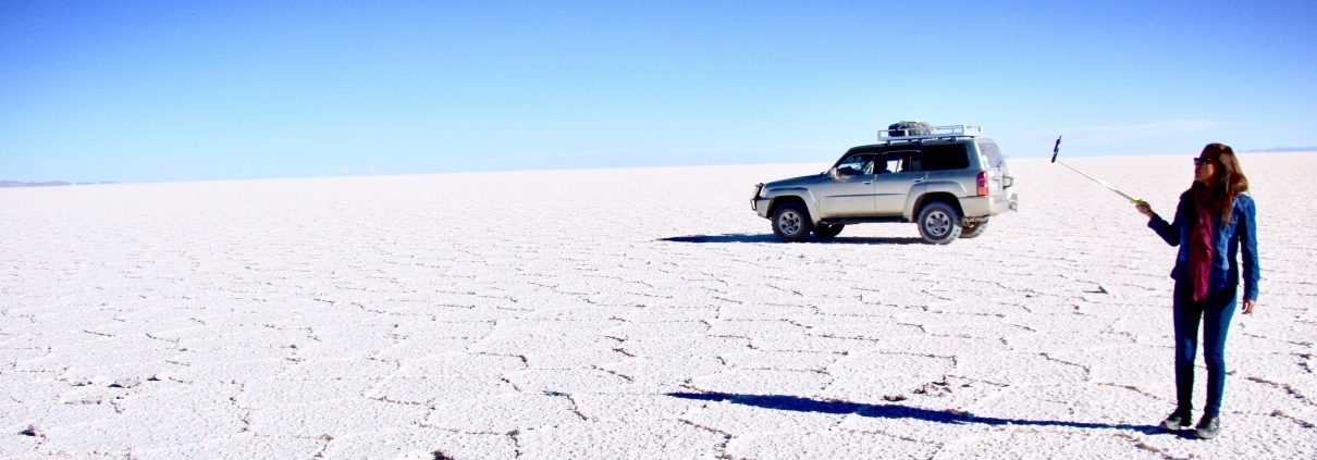 Selfi Salar de Uyuni
